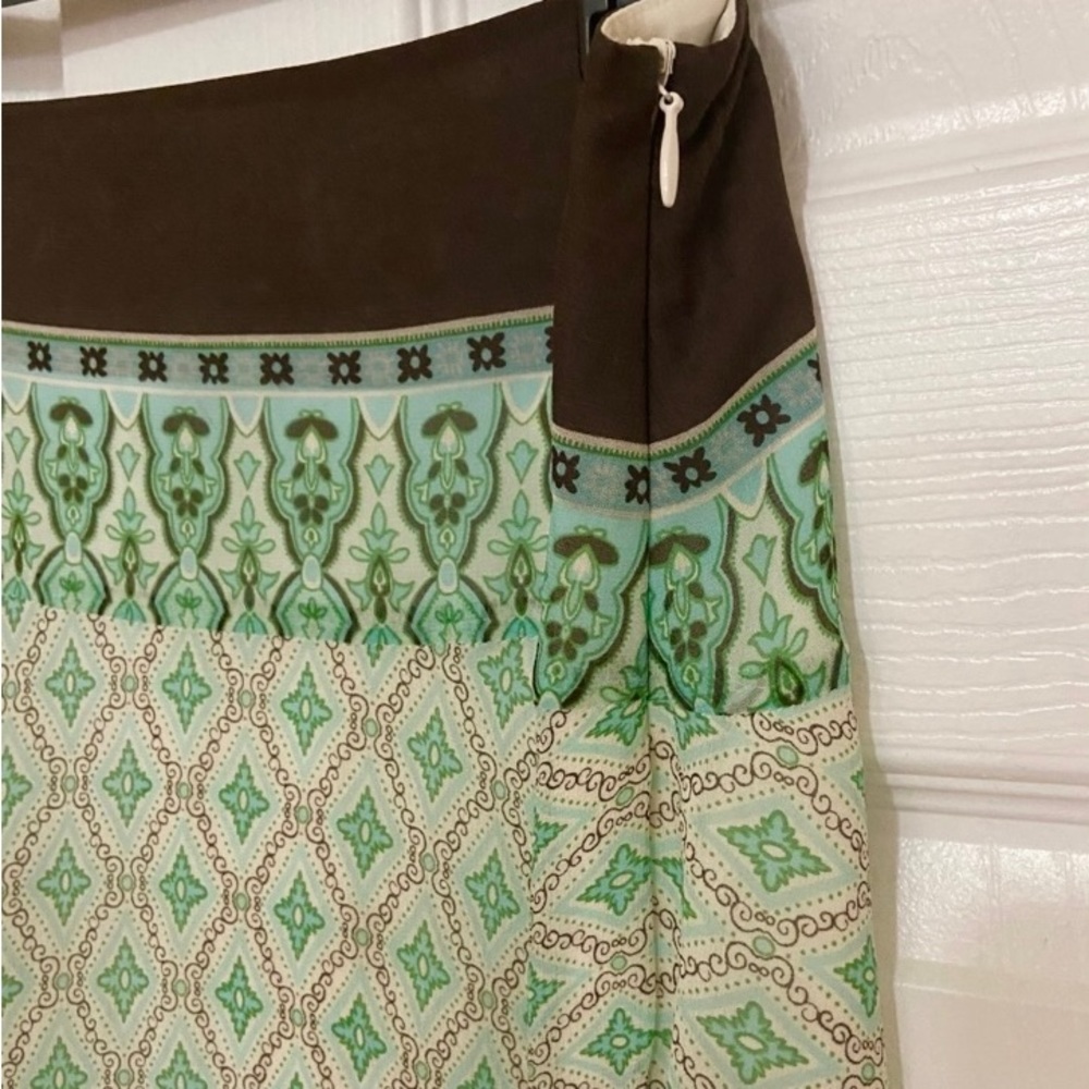 Banana Republic asymmetrical boho skirt side zipper - Picture 2 of 5